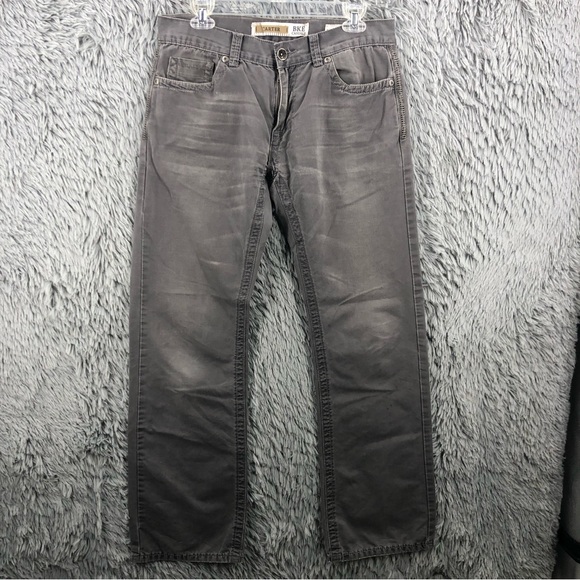 BKE Pants Bke Buckle Casuals Carter Mens 3 Gray Cotton Pants
